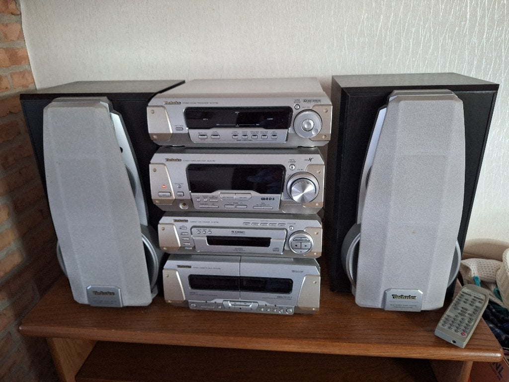 Chaîne stéréo Technics Music avec 2 boîtiers, TV, Hi-fi & Vidéo, Autres marques, Deck cassettes ou Lecteur-enregistreur de cassettes