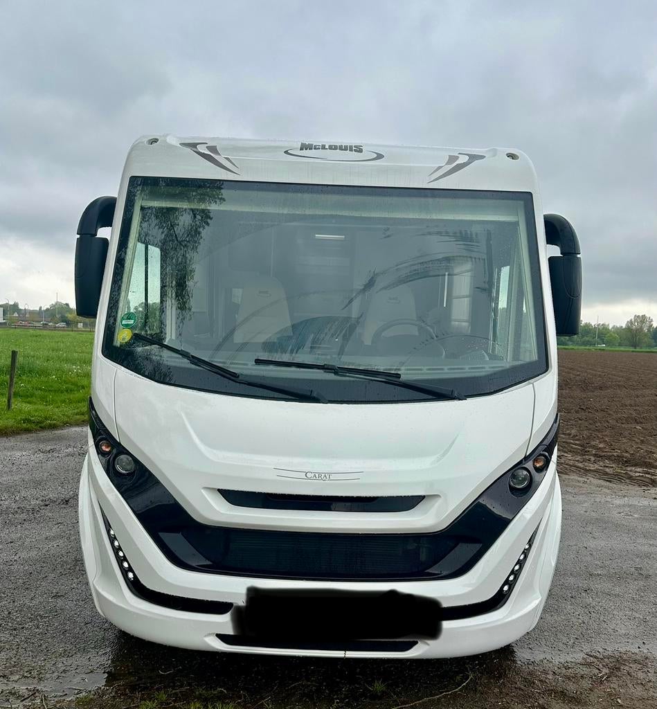 Mc Louis Carat 881G - 2023 -  37500 km - ‼️AUTOMAAT ‼️, Caravans en Kamperen, Ringverwarming, Fiat, 7 tot 8 meter, Bedrijf