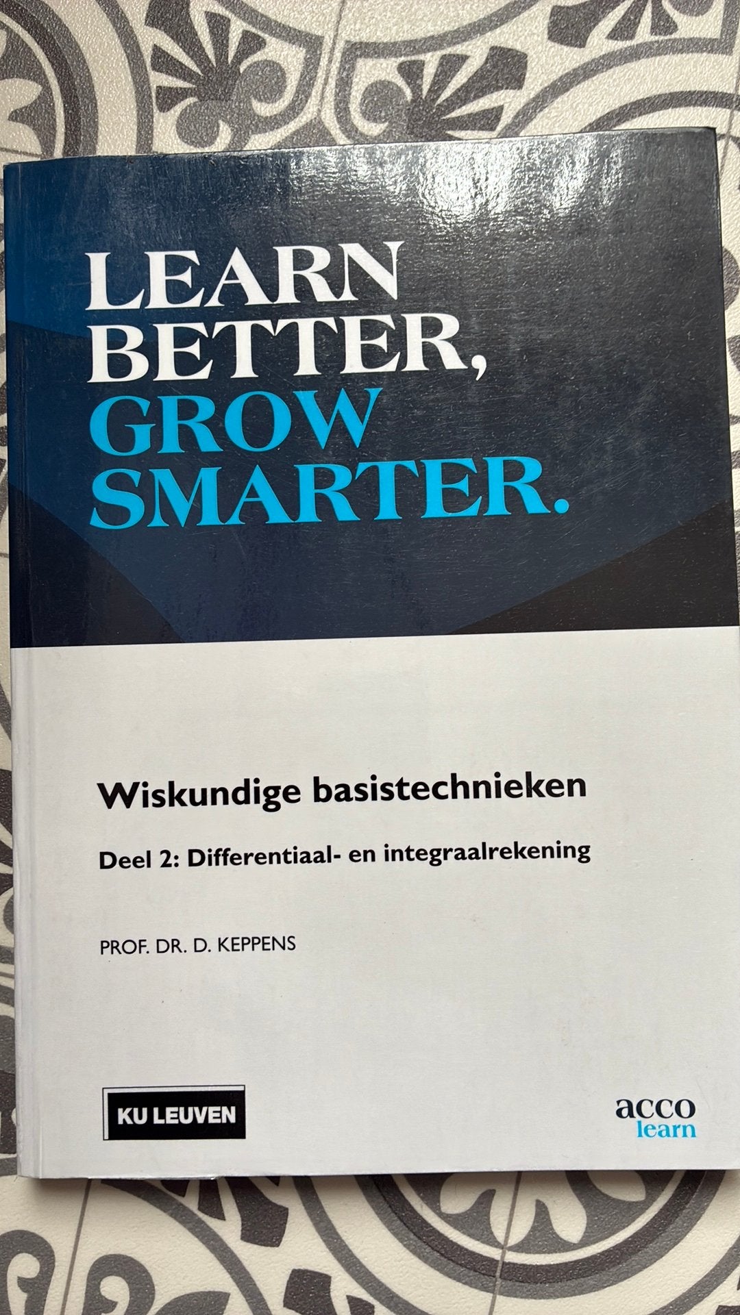 Dirk Keppens - Wiskundige basistechnieken, Ophalen, Dirk Keppens