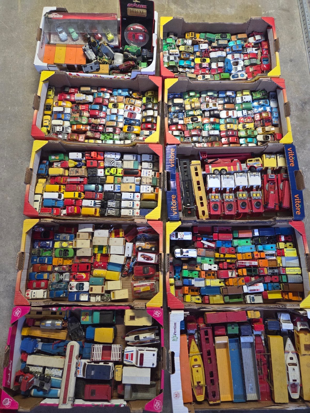 Très gros lot de voitures et camions majorette, Ophalen, Gebruikt, Auto, Overige merken