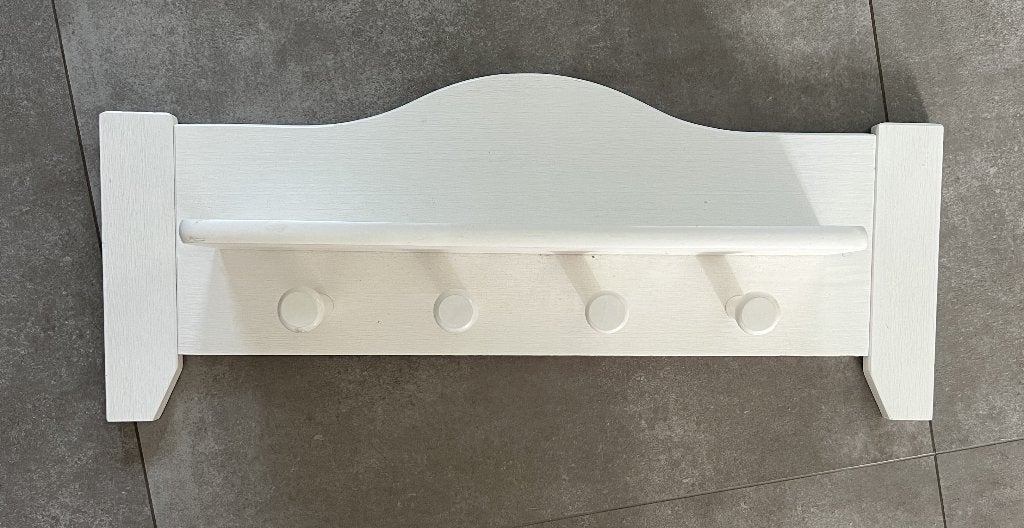 Etagère blanche en bois massif 77x28xP14 cm CHILDWOOD, Maison & Meubles, Enlèvement, Utilisé