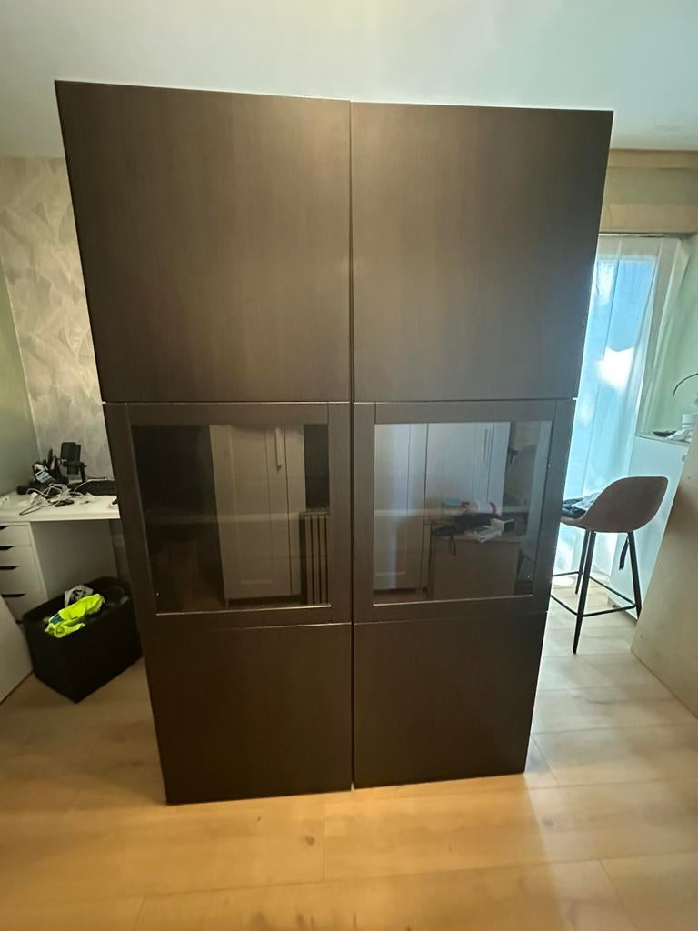Besta kast ikea, Huis en Inrichting, Ophalen, Gebruikt, 100 tot 150 cm, 25 tot 50 cm