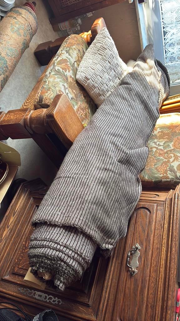 Tissu en velours vintage, Hobby & Loisirs créatifs, Tissus & Chiffons, Enlèvement, Comme neuf, Brun, Autres matériaux