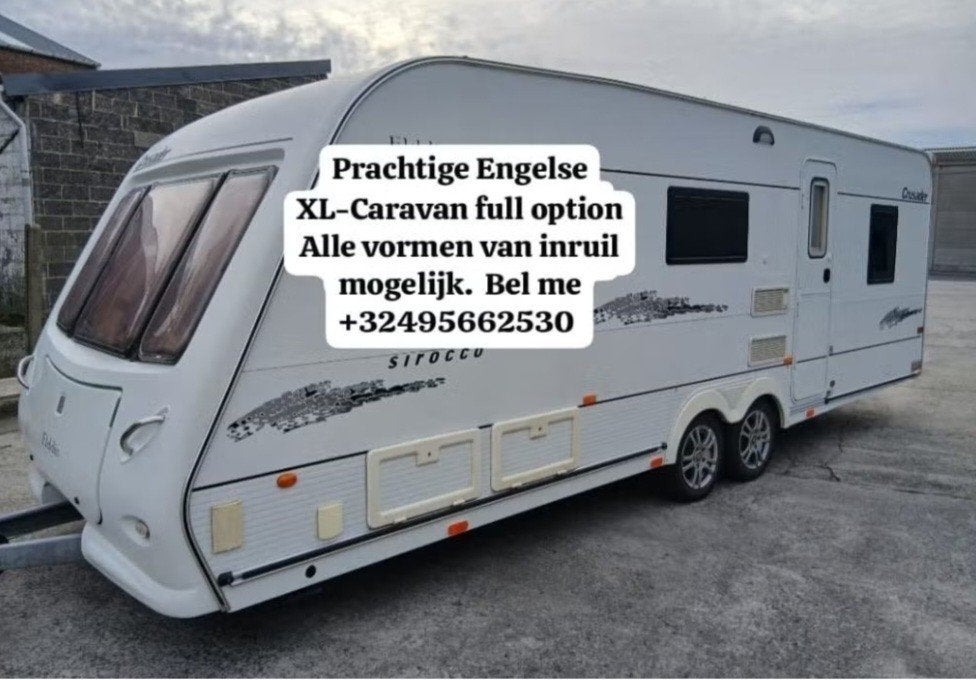 Caravan XXL, Caravans en Kamperen, Elddis, Particulier, Schokbreker, Hefbed