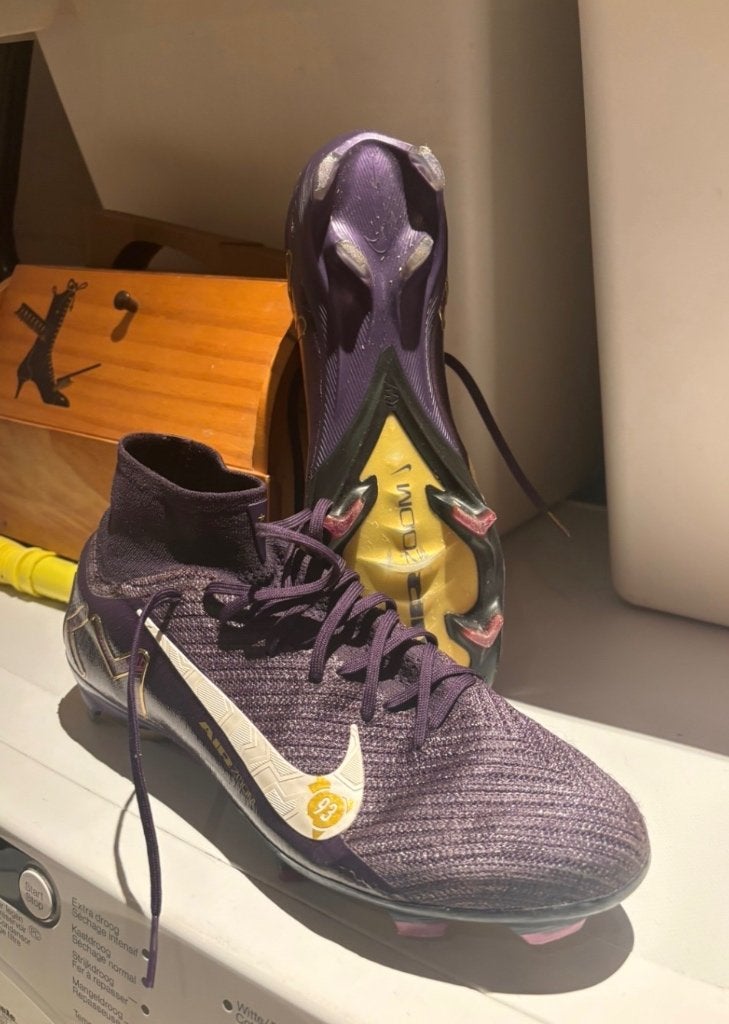 Nike mercurial kylian mbappe paars elite, Enlèvement ou Envoi, Comme neuf, Chaussures