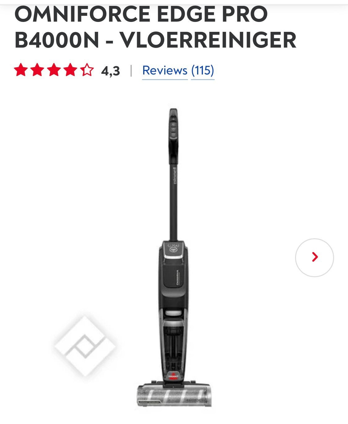 Bissel vloer reiniger., Electroménager, Aspirateurs, Enlèvement, Comme neuf, Sans fil, Aspirateur robot