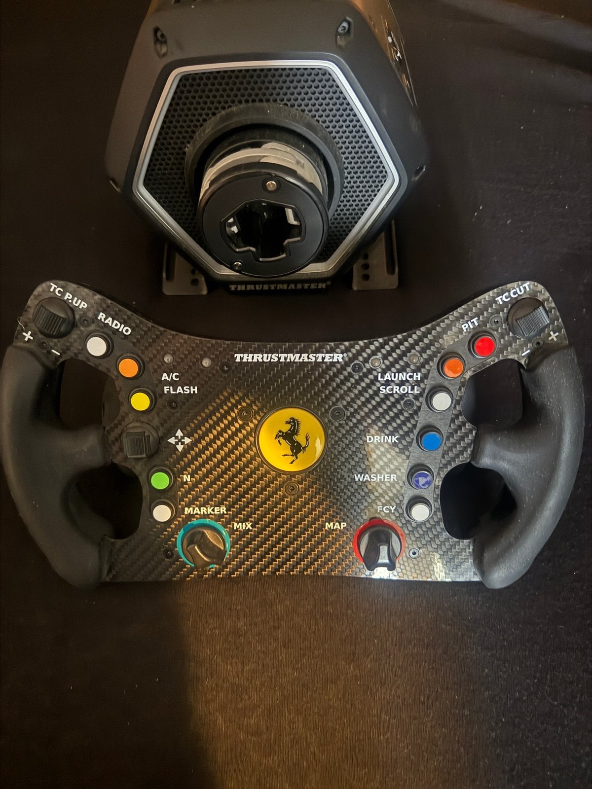 Thrustmaster T818 + t3pm pedalen sim race, Computers en Software, Ophalen, Zo goed als nieuw