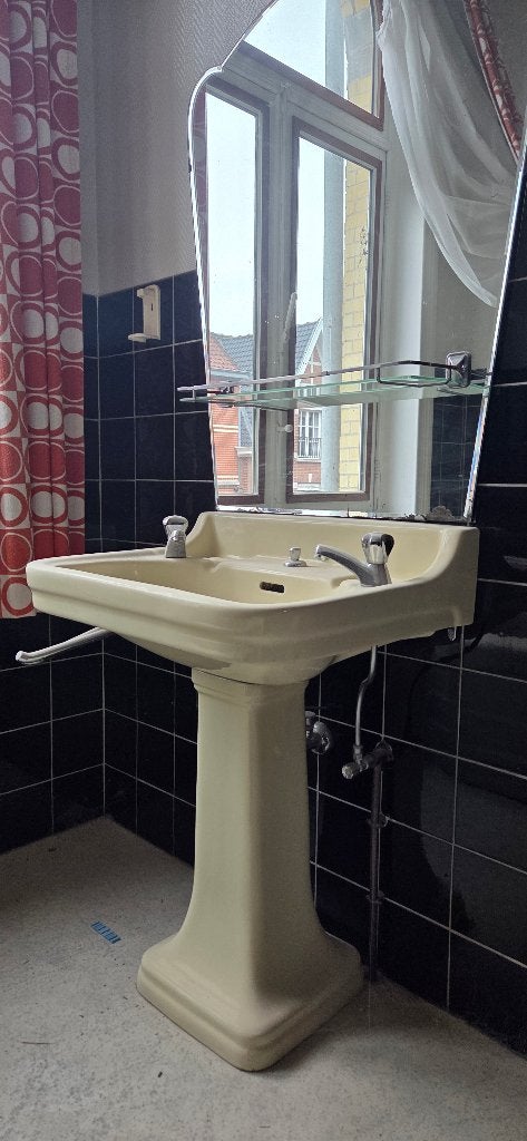 Retro wastafel, Maison & Meubles, Salle de bain | Meubles de Salle de bain, Enlèvement, Utilisé, Lavabo ou Évier, Moins de 100 cm