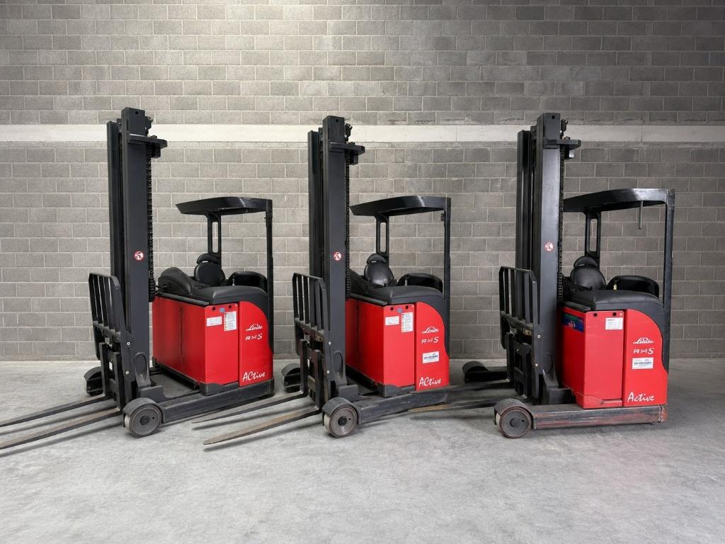 Reachstacker Linde R14S ACtive - lot 3 machines, Ophalen
