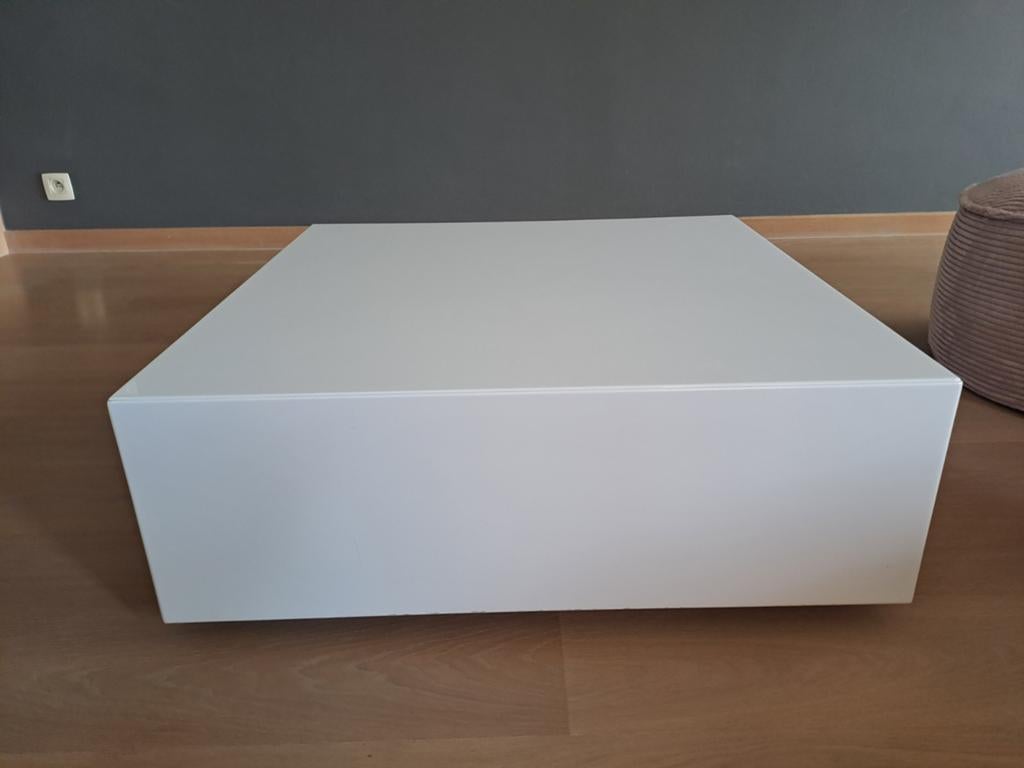 Design salontafel, Huis en Inrichting, Tafels | Salontafels, Ophalen, 50 tot 100 cm, Vierkant, 50 tot 100 cm