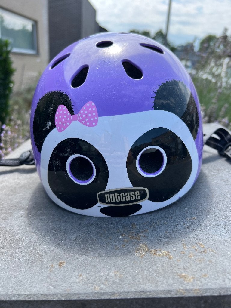 Fietshelm Nutcase, Fietsen en Brommers, Gebruikt, Meisje, Nutcase, Ophalen