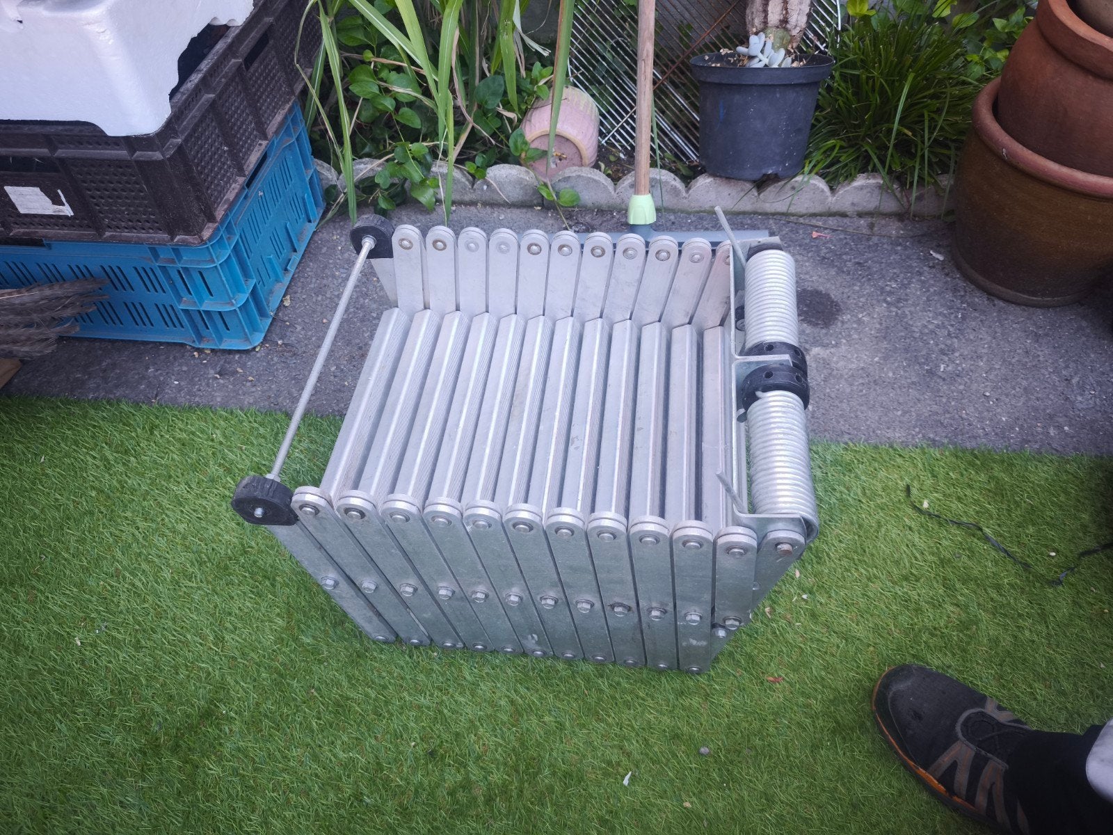 aluminium zoldertrap ,enkel afhalen te roeselare, Ophalen