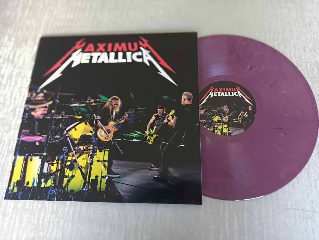 Metallica Lp Maximum - vinyle violet, Pochette photo, Enlèvement ou Envoi, Comme neuf