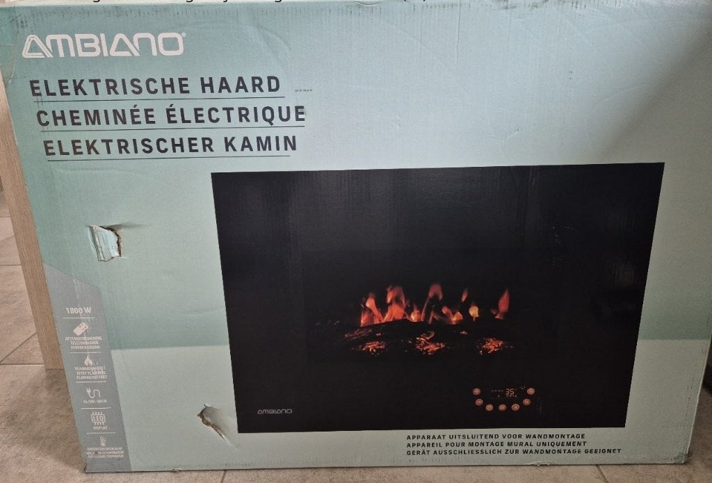 elektrische haard, Maison & Meubles, Cheminées, Enlèvement, Neuf, Suspendu, Cheminée électrique