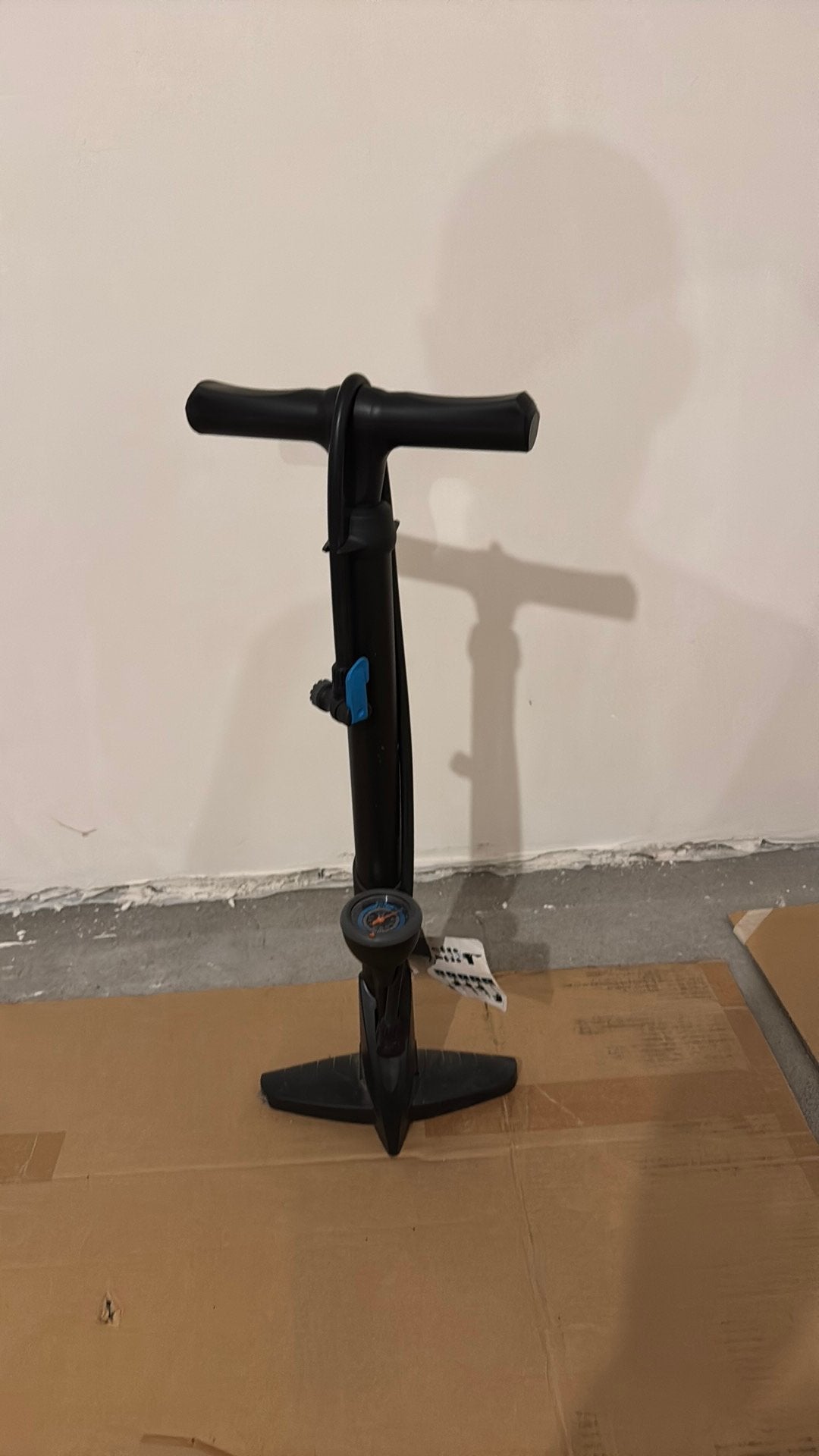 Pompe à vélo Decathlon, Enlèvement, Manomètre, Utilisé