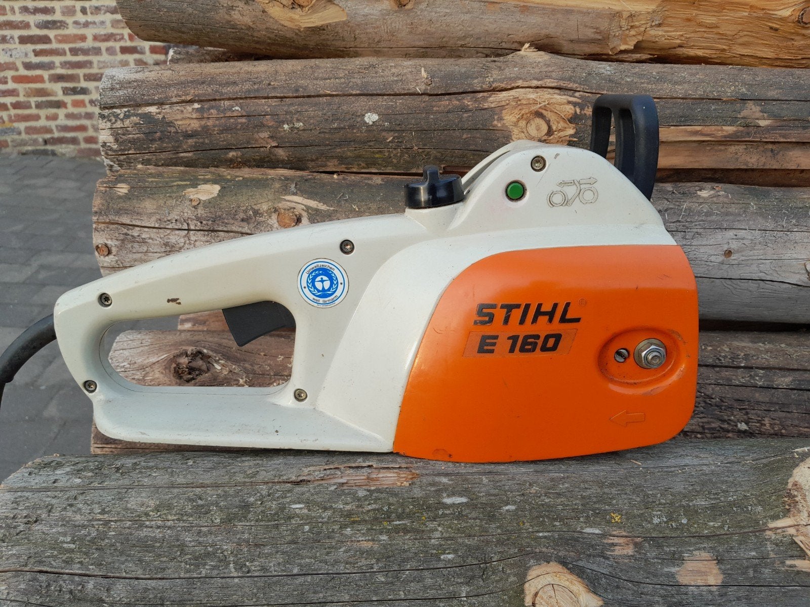 Stihl E160 elektrische kettingzaag, Tuin en Terras, Ophalen of Verzenden, Zo goed als nieuw, Boomzaag, Stihl