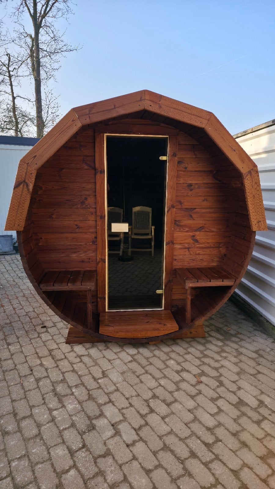 Livraison et installation gratuites d'un sauna en baril de 2, Enlèvement ou Envoi