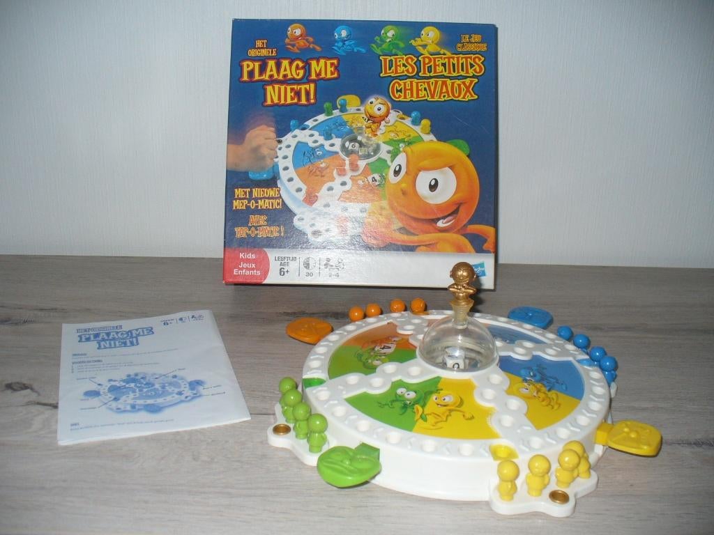 Spel: Hasbro: Plaag me niet, Hobby en Vrije tijd, Ophalen of Verzenden, Zo goed als nieuw