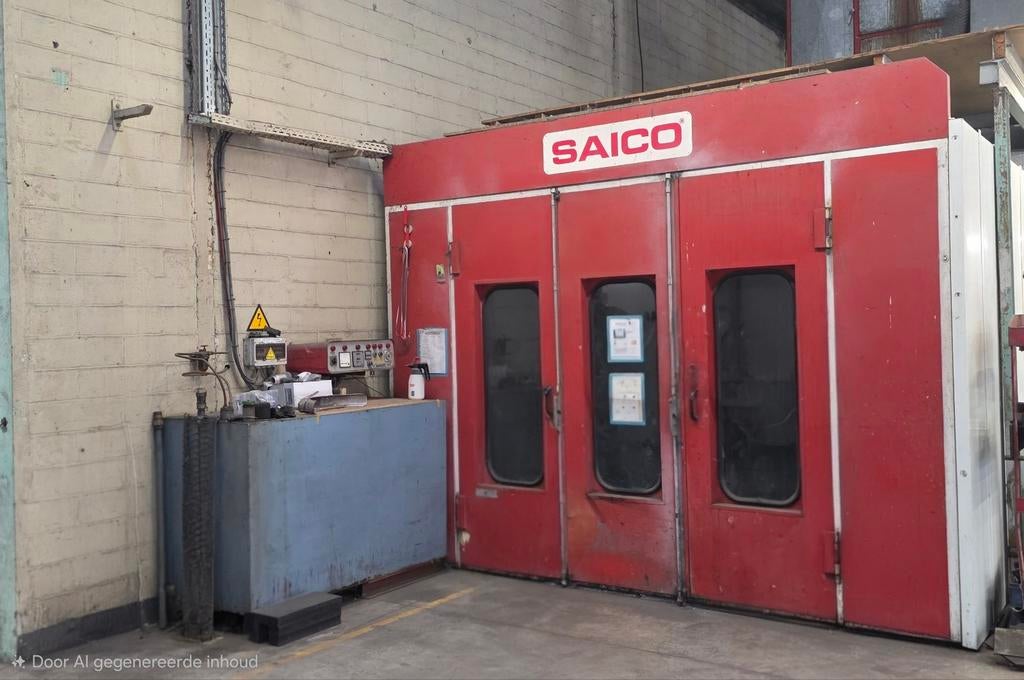 Spuitcabine Saico, Ophalen