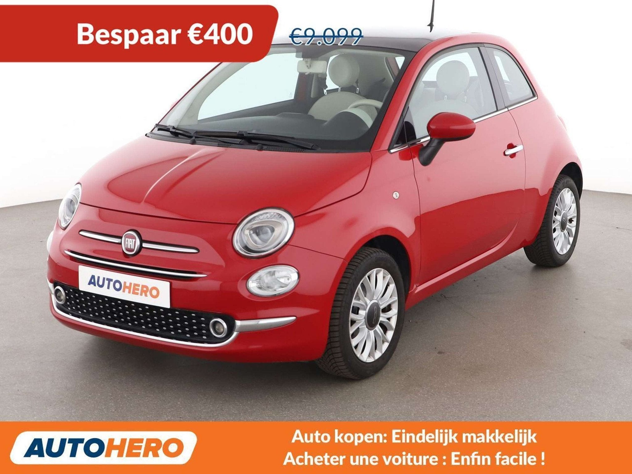Fiat 500 1.2 Lounge (année de construction 2018), Achat, https://public.car-pass.be/vhr/77ea0f99-8b15-4467-b6ec-94add20b73f8, 69 ch