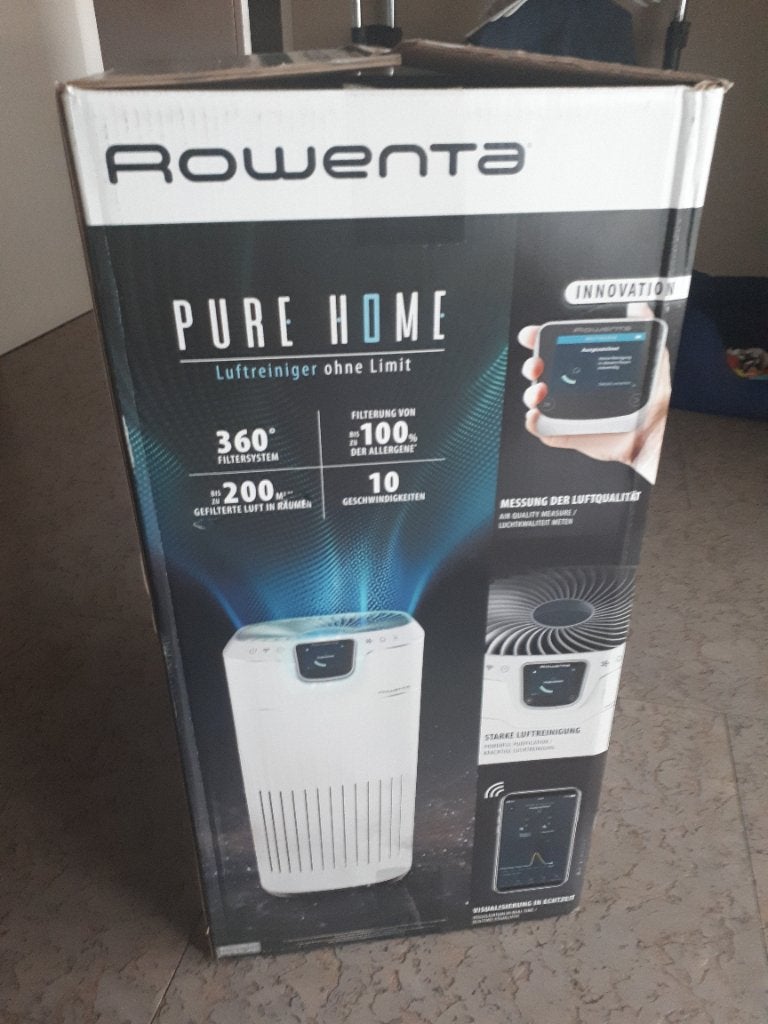 Rowenta luchtreiniger, Electroménager, Équipement de traitement de l'air, Enlèvement, Neuf, Purificateur d'air