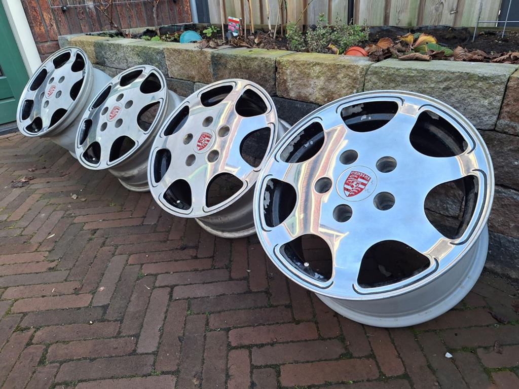 16" Porsche Clubsport velgen breedset C2 C4 Golf 1 2 3 Polo, Autos : Pièces & Accessoires, Pneus & Jantes, Jante(s), 16 pouces