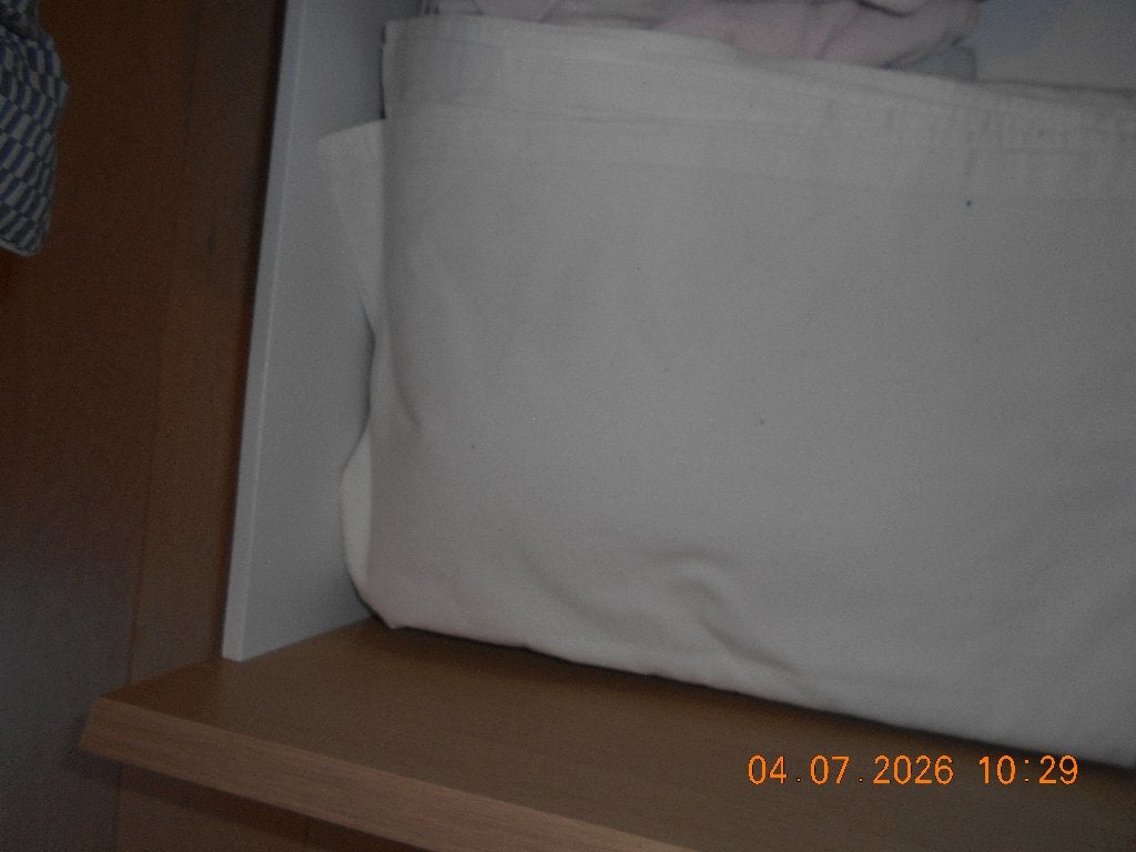 lot de 5 draps de lit 2 personnes blanc, Maison & Meubles, Enlèvement, Utilisé, Blanc, Oreiller