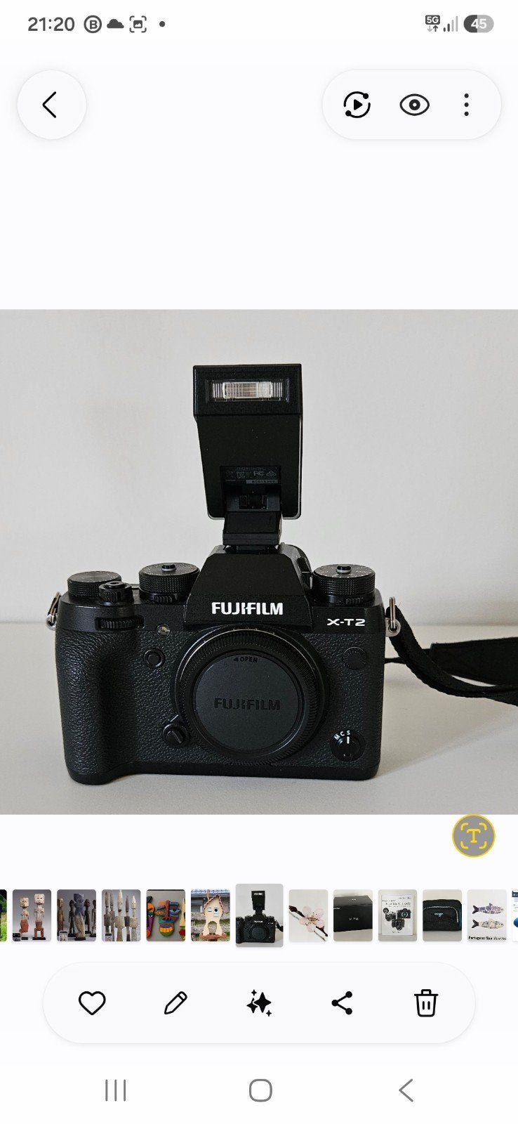 Fuji xt2 digitale camera, Audio, Tv en Foto, Ophalen, Oplader, Fujifilm