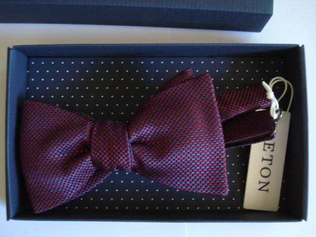 Nœud papillon Eton nœud papillon, Neuf, Eton, À motif, Bleu