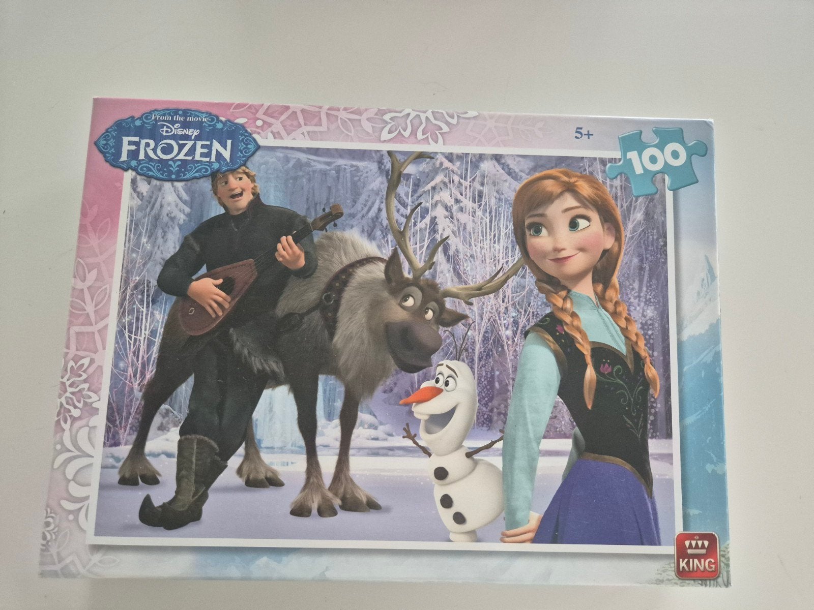 puzzel frozen 100 stuks, Ophalen, Gebruikt