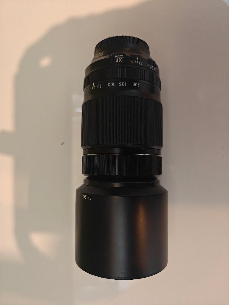 Fuji XF55-200 lens, Audio, Tv en Foto, Ophalen, Fujifilm, Gebruikt, Telelens