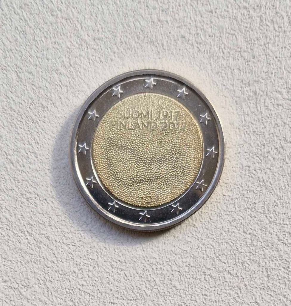 2 Euro Finland 2017 100 jaar onafhankelijkheid UNC, Postzegels en Munten, Ophalen of Verzenden, Finland, 2 euro, Losse munt