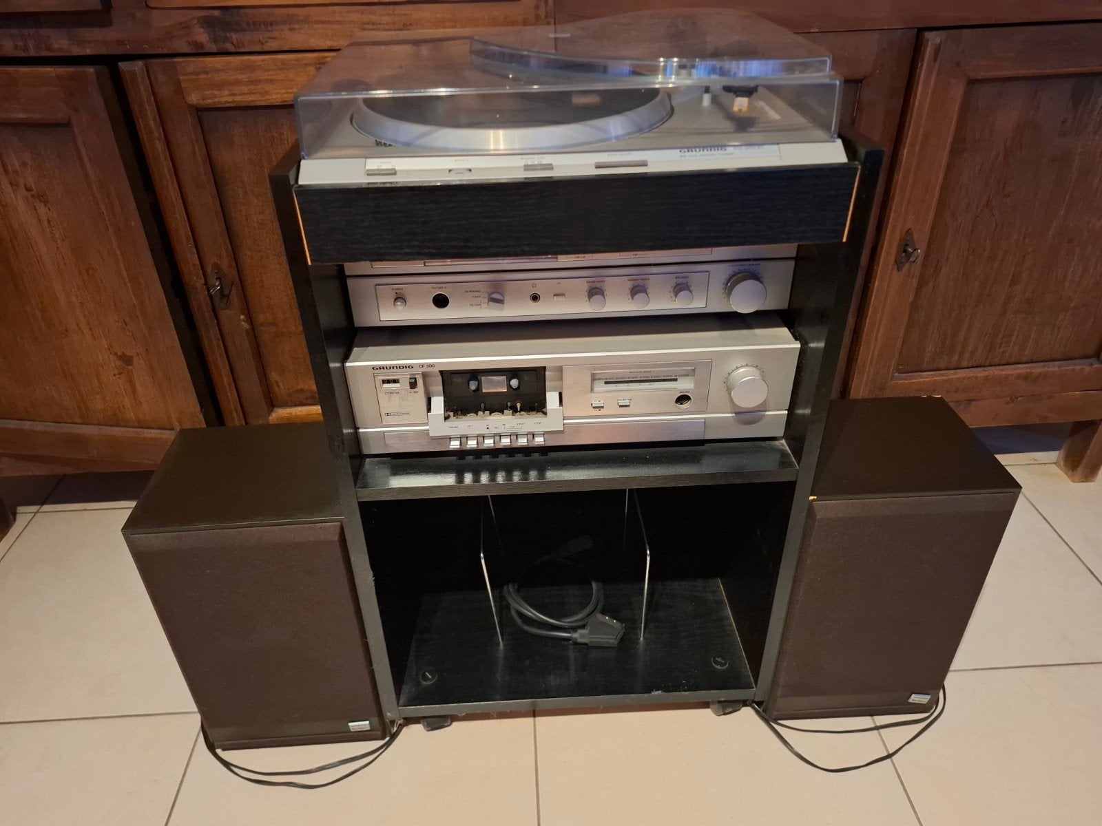 stereo toren grundig, Enlèvement