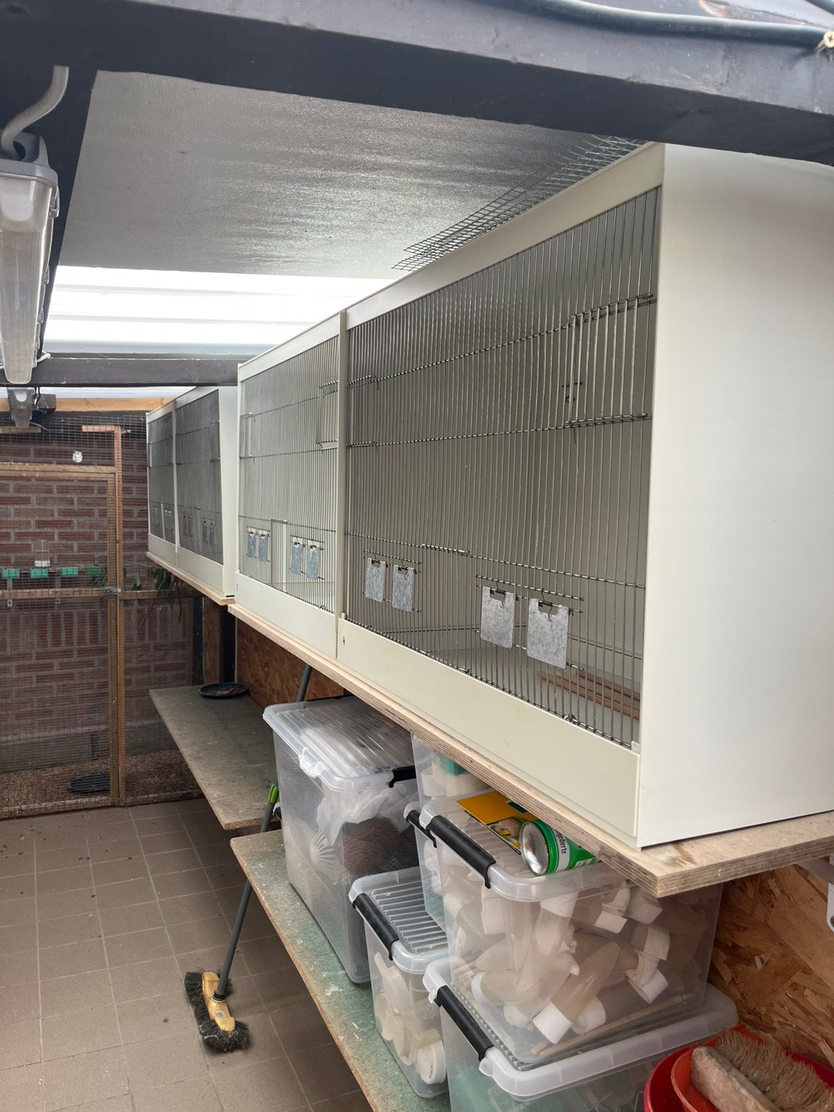 Pvc kweekkooien, Dieren en Toebehoren, Vogels | Hokken en Kooien, Ophalen, Zo goed als nieuw