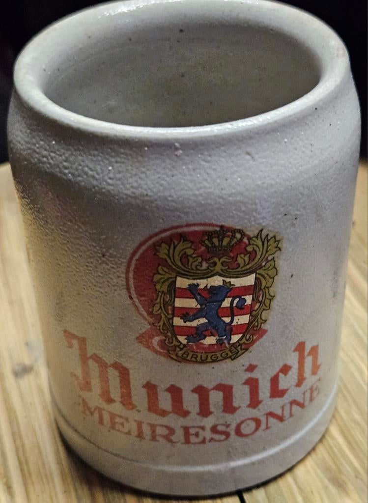 Munich brouwerij Meiresonne
Dit is een vintage s, Ophalen of Verzenden, Pul(len)