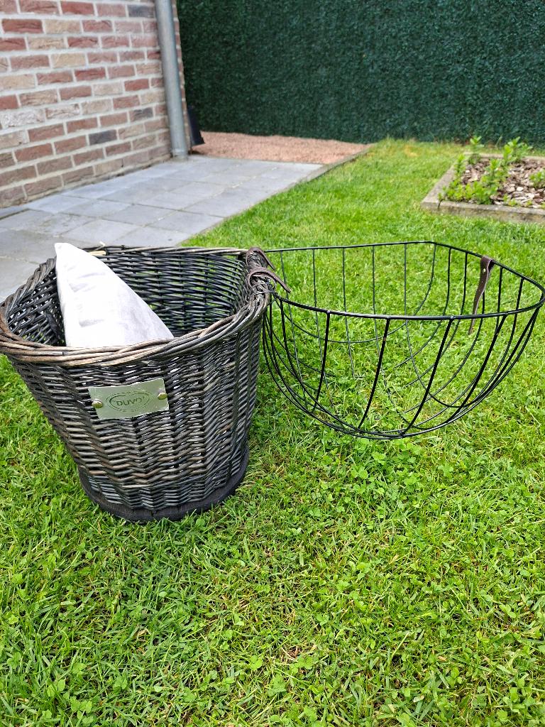 Hondenfietsmand DUVO+ voor fietsbagagedrager, Ophalen, Gebruikt, Riet