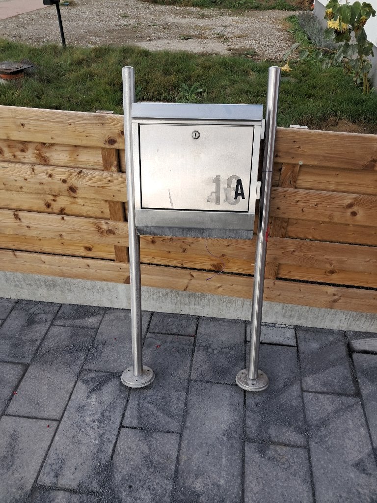 Boîte aux lettres, Jardin & Terrasse, Enlèvement, Utilisé, Aluminium, Sur pied