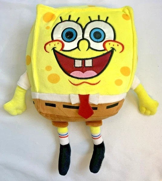 Play by Play SpongeBob SquarePants Knuffel 30 cm Nickelodeon, Overige merken, Overige typen, Zo goed als nieuw, Middelgroot (20 tot 80 cm)