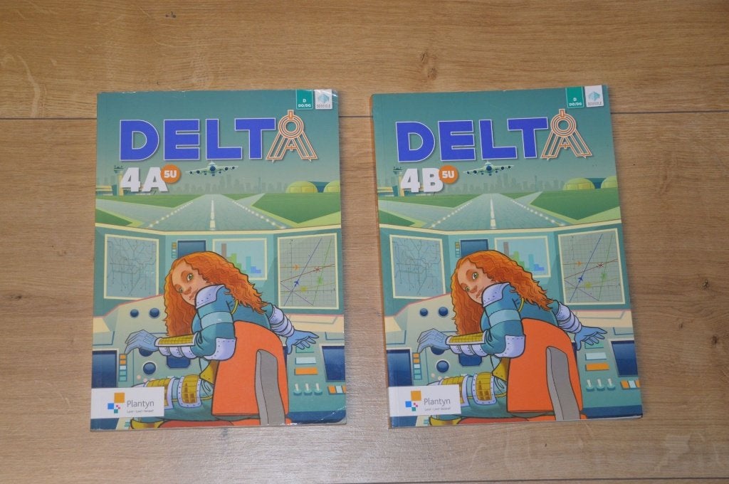 Wiskunde delta 4A + 4B   5 uur, Livres, Livres scolaires, Plantyn, Comme neuf, Enlèvement, Secondaire