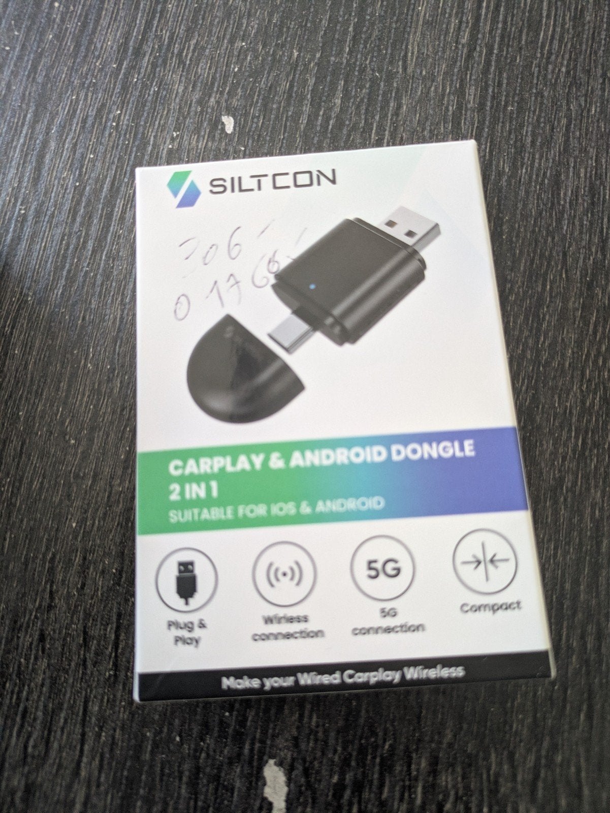 Siltcon carplay &android  dongle 2 in 1, Enlèvement