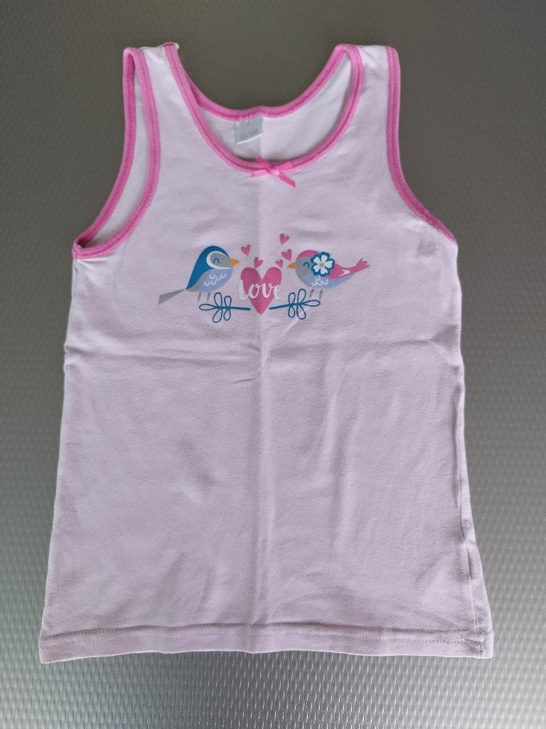 Topje roos maat 98 - 104, Enfants & Bébés, Vêtements enfant | Taille 98, Enlèvement ou Envoi, Comme neuf, Fille, Chemise ou À manches longues
