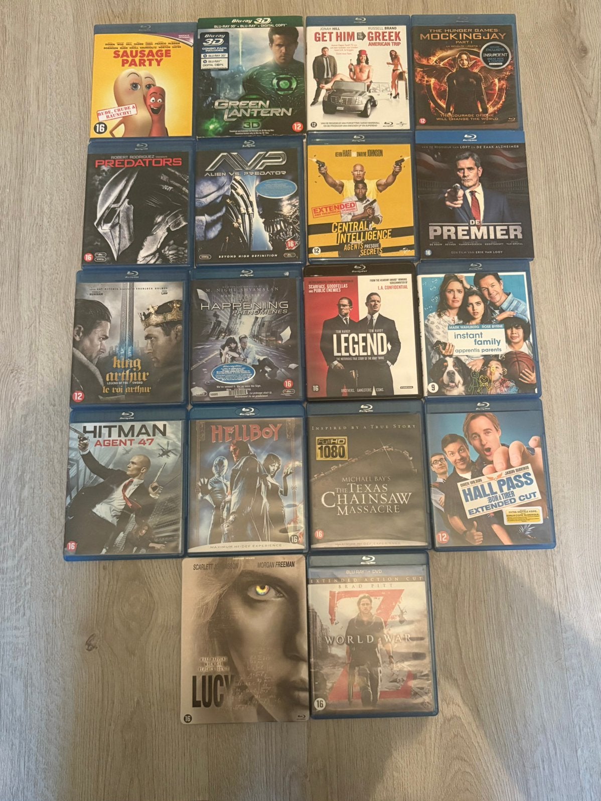 18 blu ray’s, Cd's en Dvd's, Blu-ray, Ophalen of Verzenden, Zo goed als nieuw