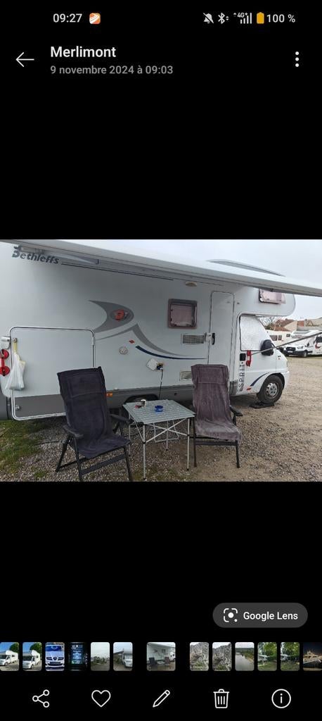 Fiat Ducato Dethleffs globetrotter 2002, Caravanes & Camping, Camping-cars