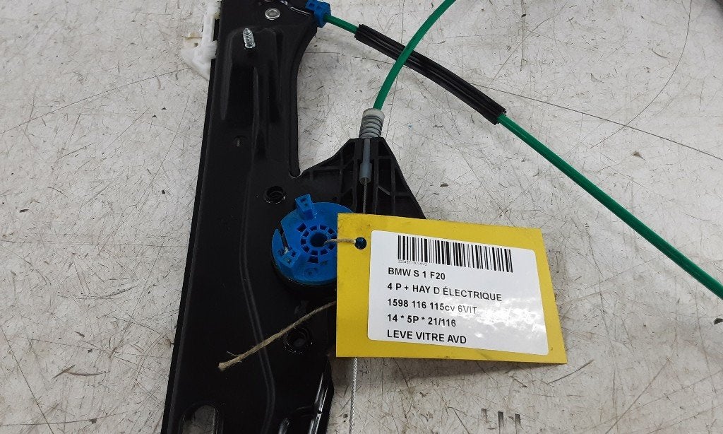 VITRE MECANISME AVANT DROIT BMW 1 serie (F20) (7242562), Utilisé, BMW