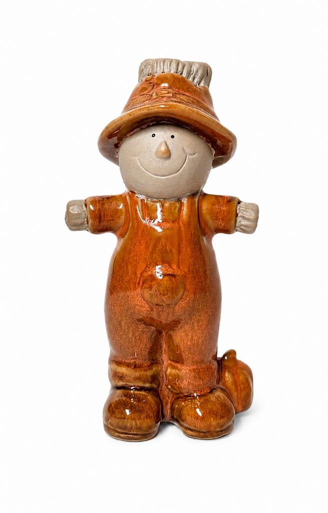 Keramische Vogelverschrikker Decoratie Vintage Herfstbeeldje, Verzenden, Nieuw