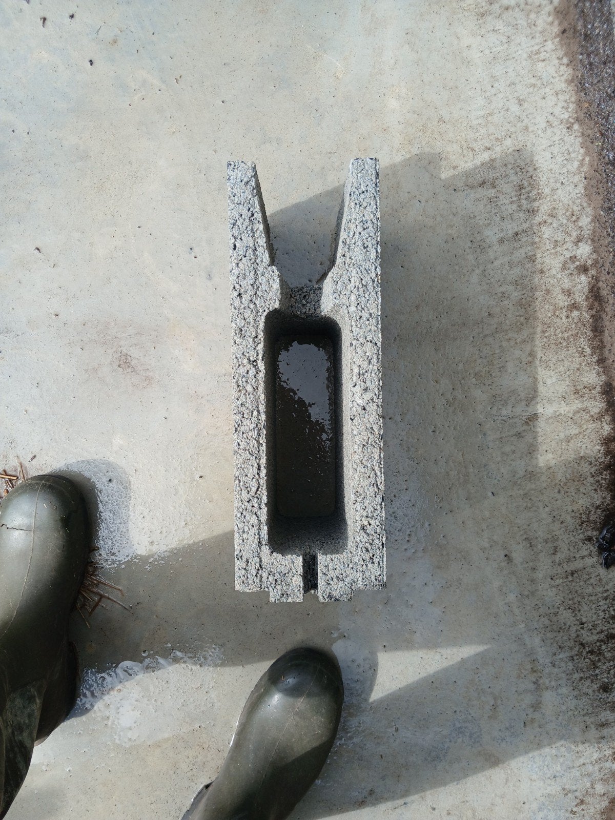 blocs à empiler, Enlèvement, Béton