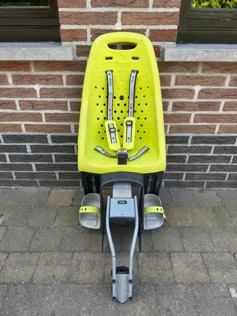 Yepo fietsstoeltje, Ophalen, Gebruikt