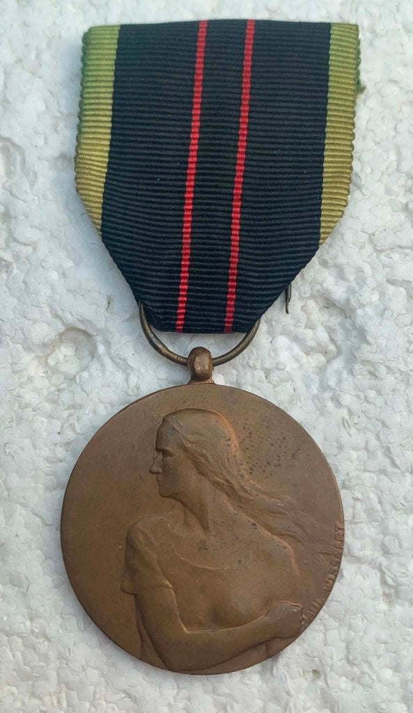 Medaille, Gewapende weerstand 1940-1945 (Verzetstrijder), Enlèvement ou Envoi, Armée de terre, Ruban, Médaille ou Ailes