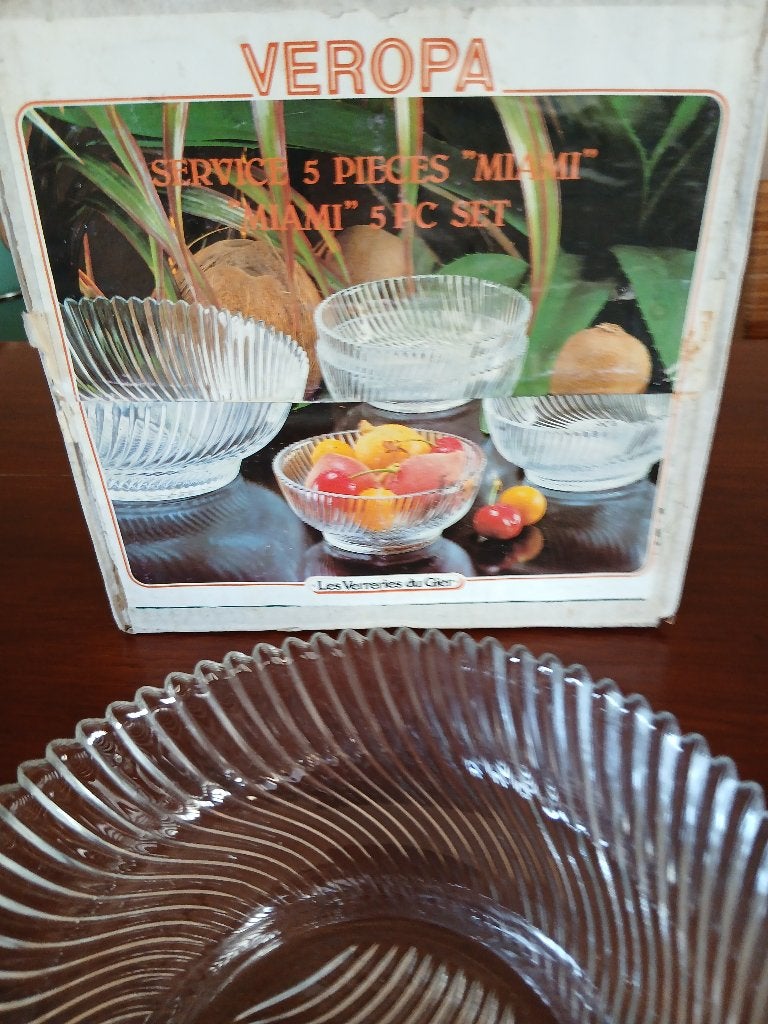 vintage 5-delige schalenset van Veropa, Ophalen