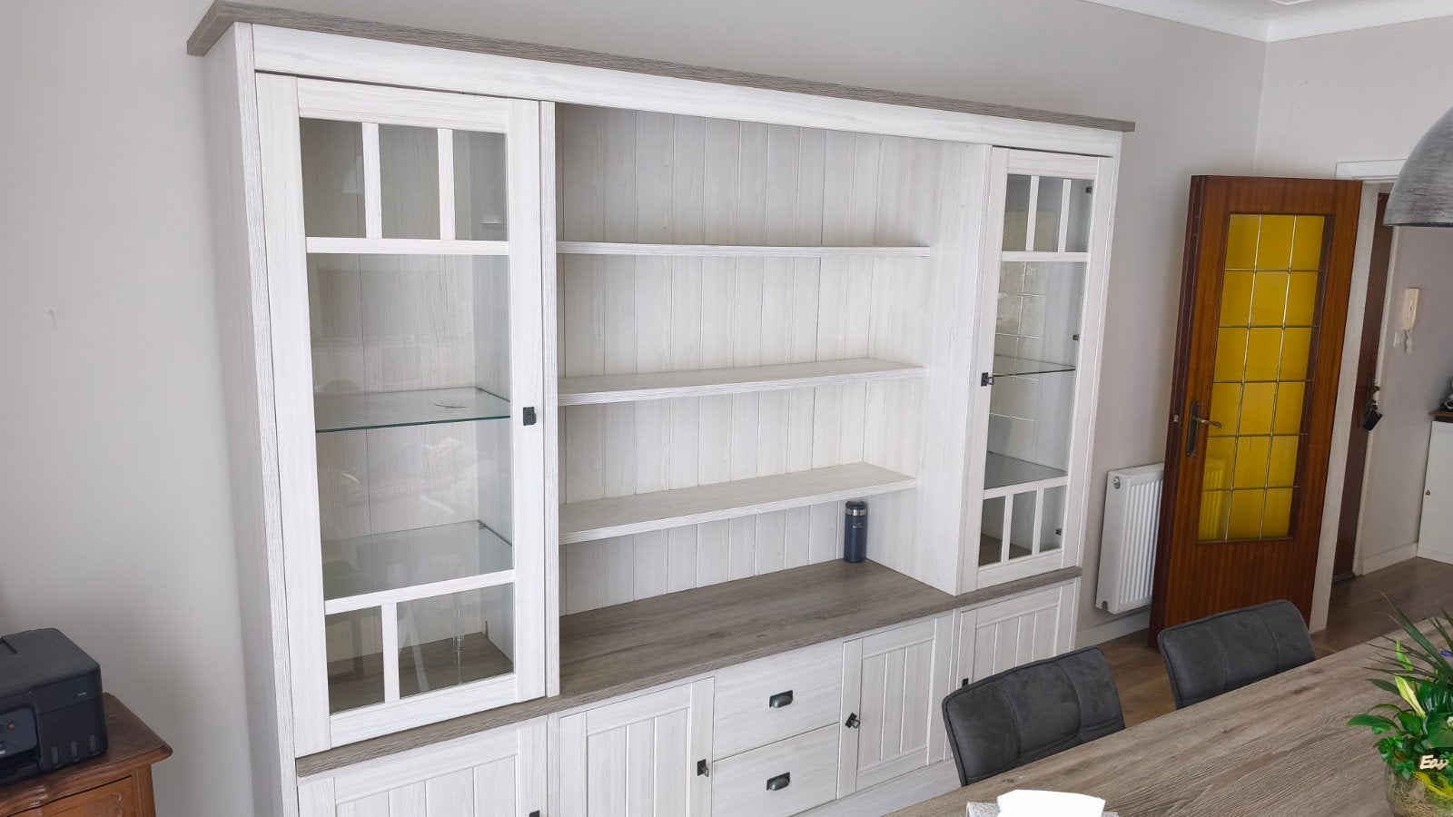 Vitrine, meuble TV et table à manger, Enlèvement